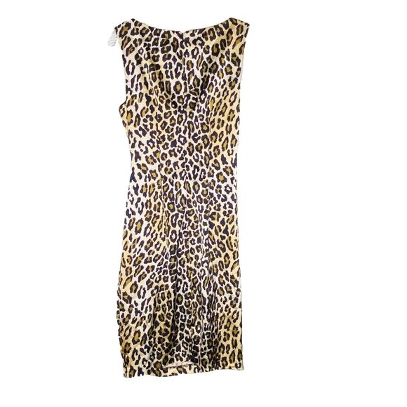 Cache Leopard Print Sleeveless Short Dress 10 - Picture 3 of 4